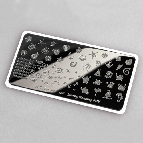 Swanky Stamping Arti for you Пластина 08 (187)