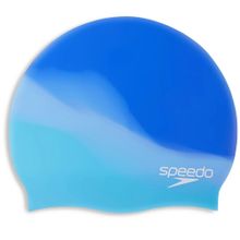 Шапочка для плав. SPEEDO Multi Color Silicone Cap, 8-0616915334, СИНЕ-ГОЛУБОЙ, силикон
