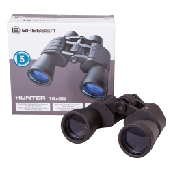 Бинокль Bresser Hunter 16x50 - Обрезиненное покрытие корпуса