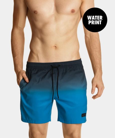 Пляжные шорты мужские Atlantic KMB-210, темно-синие