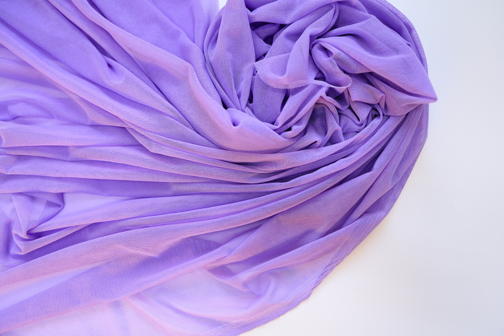 Сетка трикотаж ярко-сиреневая