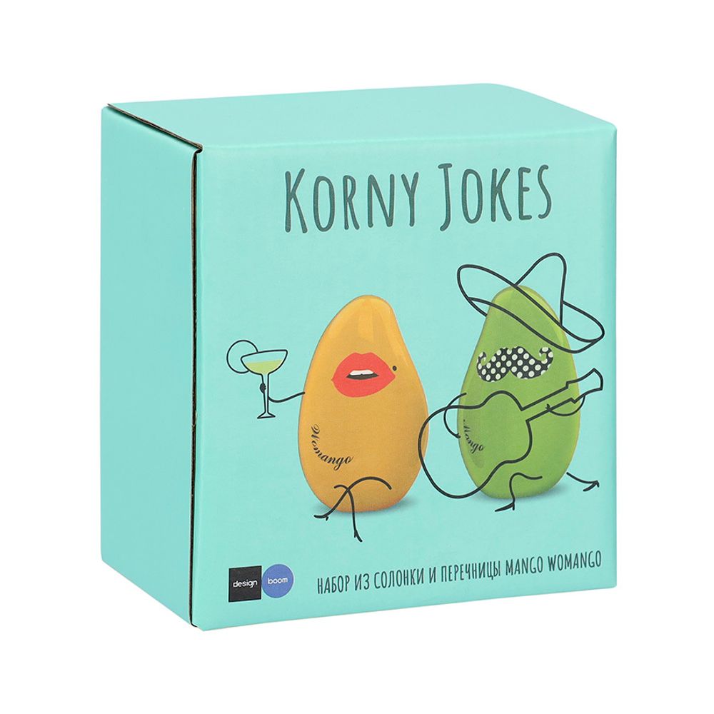 Набор из солонки и перечницы Mango Womango