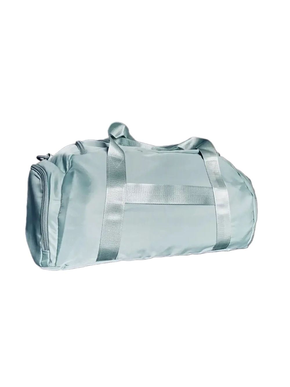 Сумка дорожная зелёная из плотного текстиля вместительная QOZA