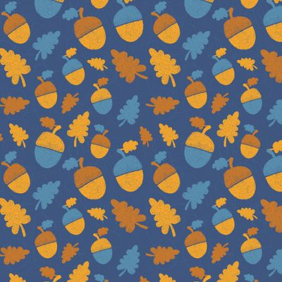 Желуди на синем