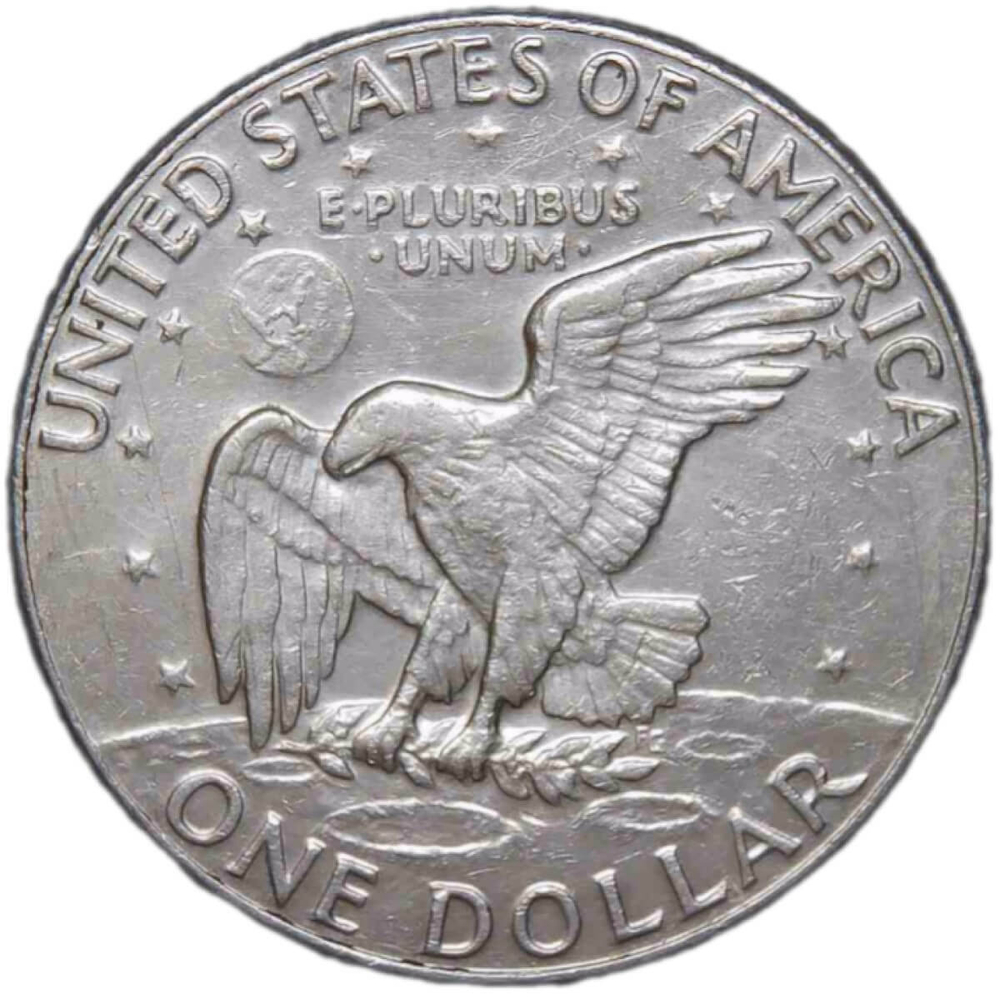 США 1 доллар (dollar) 1974 D ''Эйзенхауэр'' (XF)