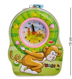 BX- 90/3 Метал. копилка с часами «Обезьяна»