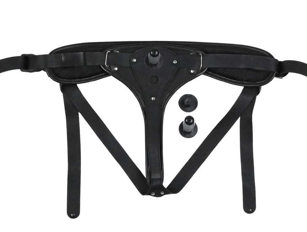 Женский страпон-харнесс LOVETOY WOMAN LONG с 3 насадками