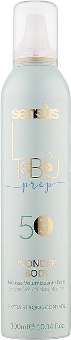 Мусс TAB&gt;U Wonder Body для укладки сильной фиксации 300мл SENS.US