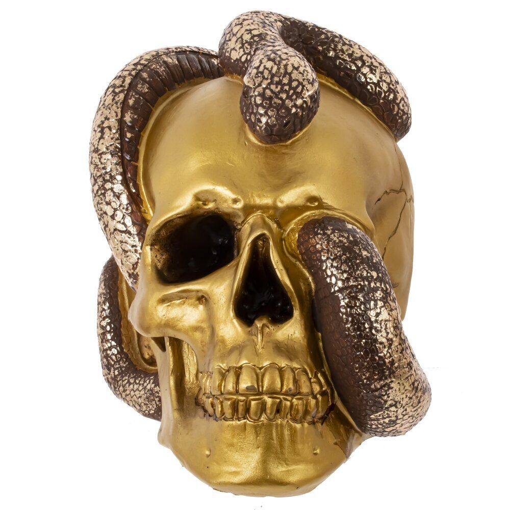 GAEM Копилка "Череп со змеей", L23 W16 H18 см, 2в.