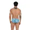 Мужские плавки синие с принтом Clever Moda ADRIEL SWIMSUIT BRIEF 124607