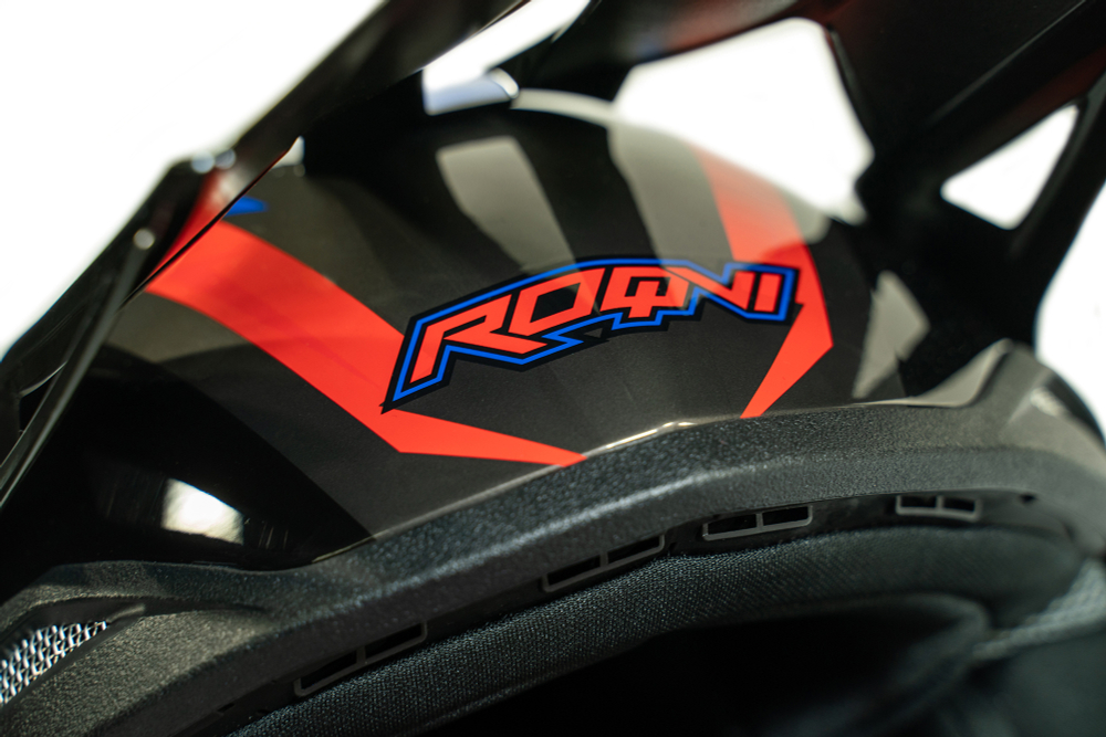 Мотошлем Roqvi модель FLASH (Мотошлем ROQVI FLASH красно/синий матовый)