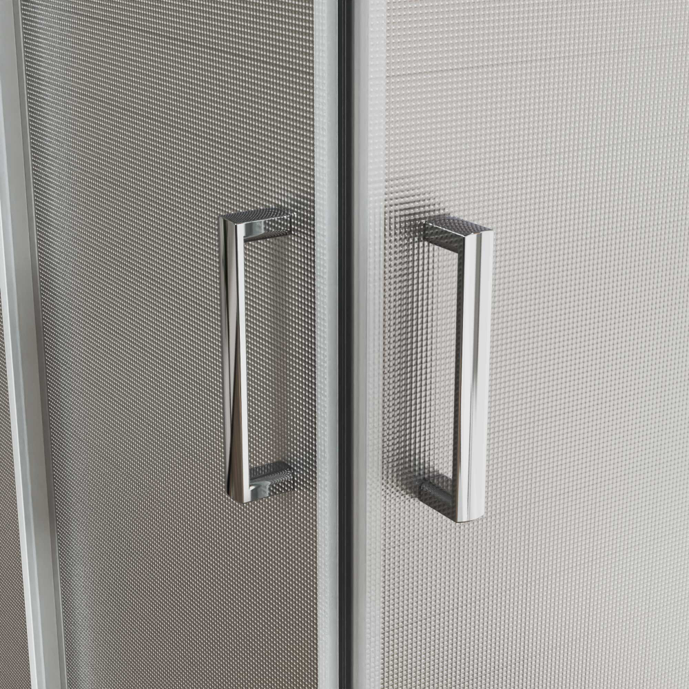 Душевой уголок Сити (City) Vincea VSS-5CT800MT, 800*800, хром, стекло текстурное