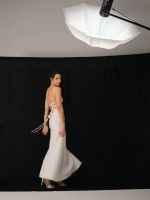 Фон муслиновый Raylab RL-BC01 3*6м черный