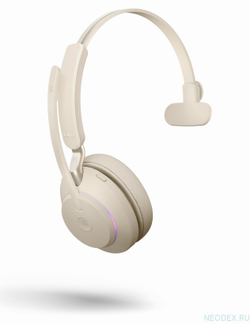 Jabra Evolve2 65 Mono MS USB-C беспроводная гарнитура бежевая ( 26599-899-898 )
