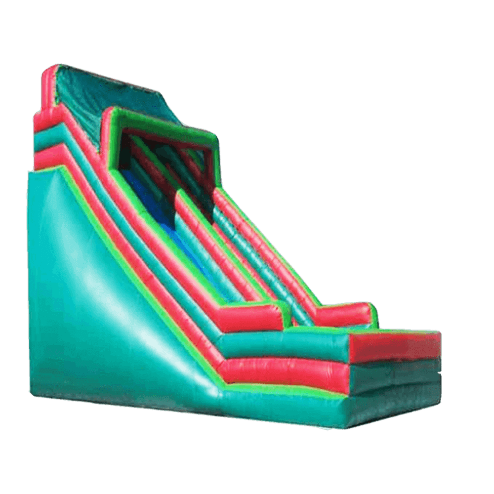 Детский надувной батут-горка "Крокодил Гена"