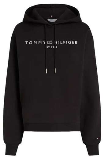 Женская Кофта теннисная Tommy Hilfiger Modern Regular Corp Logo - черный