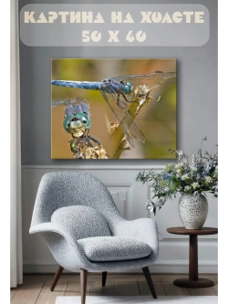 Картина на стену 40 X 50 Стрекозы