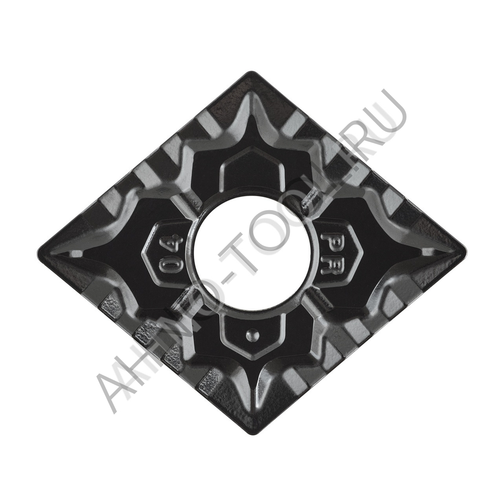 Пластина твердосплавная ISO CNMG120404-PSX ACP10E  AHNO по стали, чистовая