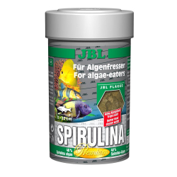 JBL Spirulina - премиум корм для травоядных рыб (хлопья)