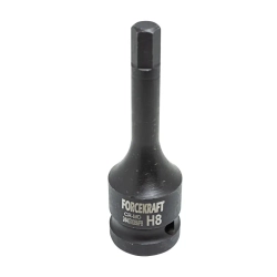 Головка-бита 6-гранная ударная 8мм,1/2'' FORCEKRAFT FK-24407808MPB