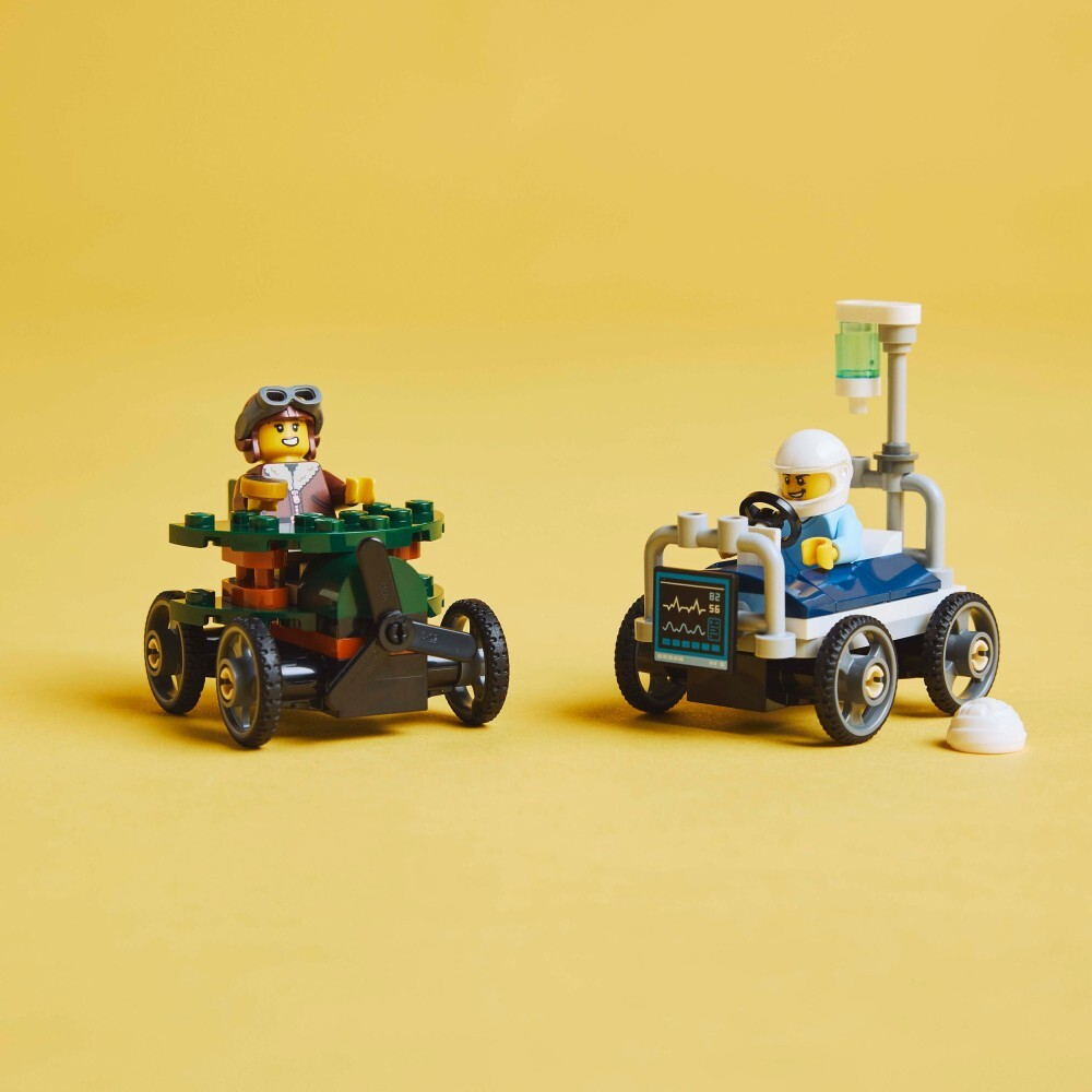 LEGO City/ Гоночный набор: самолет против больничной койки/ 60459