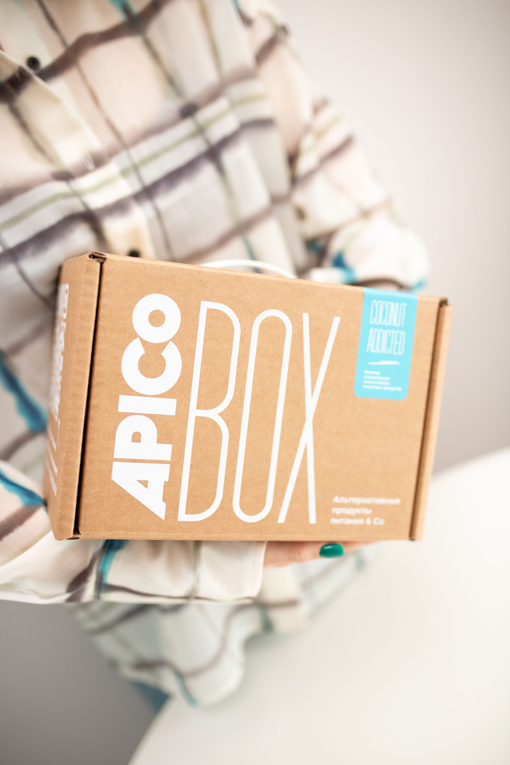 Набор продукты питания из кокоса APICO BOX №4 "Coconut Addicted", подарочный набор из 7-ми продуктов на основе кокоса, новогодний подарок