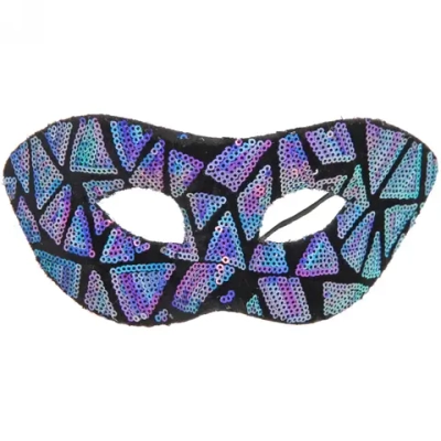 Маска карнавальная «Блики неона», микс (фиолет,синий, розовый)