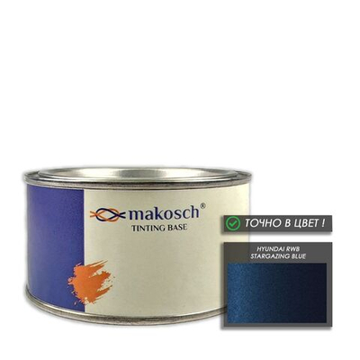 Автоэмаль makosch/HYUNDAI RWB, Базовая эмаль, синий, перламутр, 200мл.