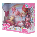 Кукла тип модница с аксесс. коробка 4606