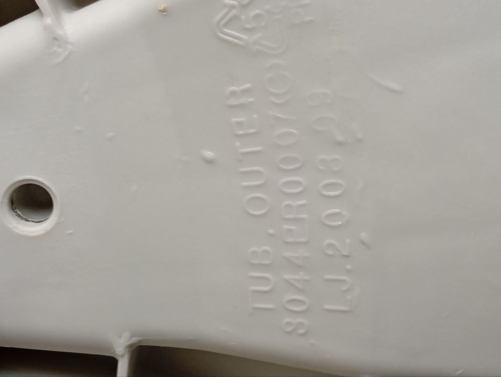 F1068SD кт11 Задний полубак стиральной машины LG 3044ER0007 б/у