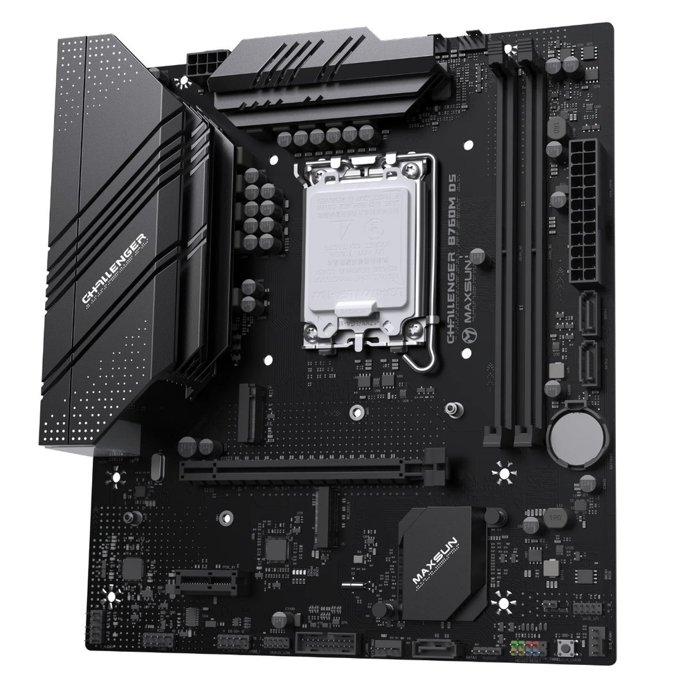 Материнская плата MAXSUN MS-Challenger B760M D5 WIFI, LGA1700, DDR5, mATX