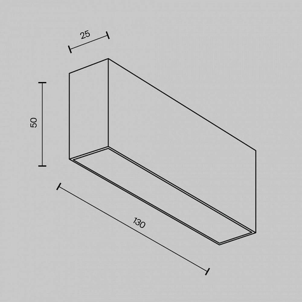 Накладной светильник Maytoni Basis C068CL-12W3-6K-B