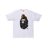 A Bathing Ape Space Camo Milo On Big Ape Tee