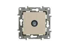 Розетка TV Legrand Etika проходная слоновая кость 25687