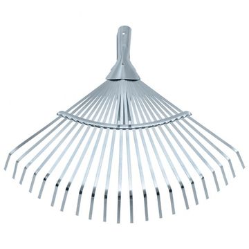 Грабли веерные стальные, 300-480 мм, 22 плоских зуба, оцинкованные,раздвижные, без черенка Palisad 617675