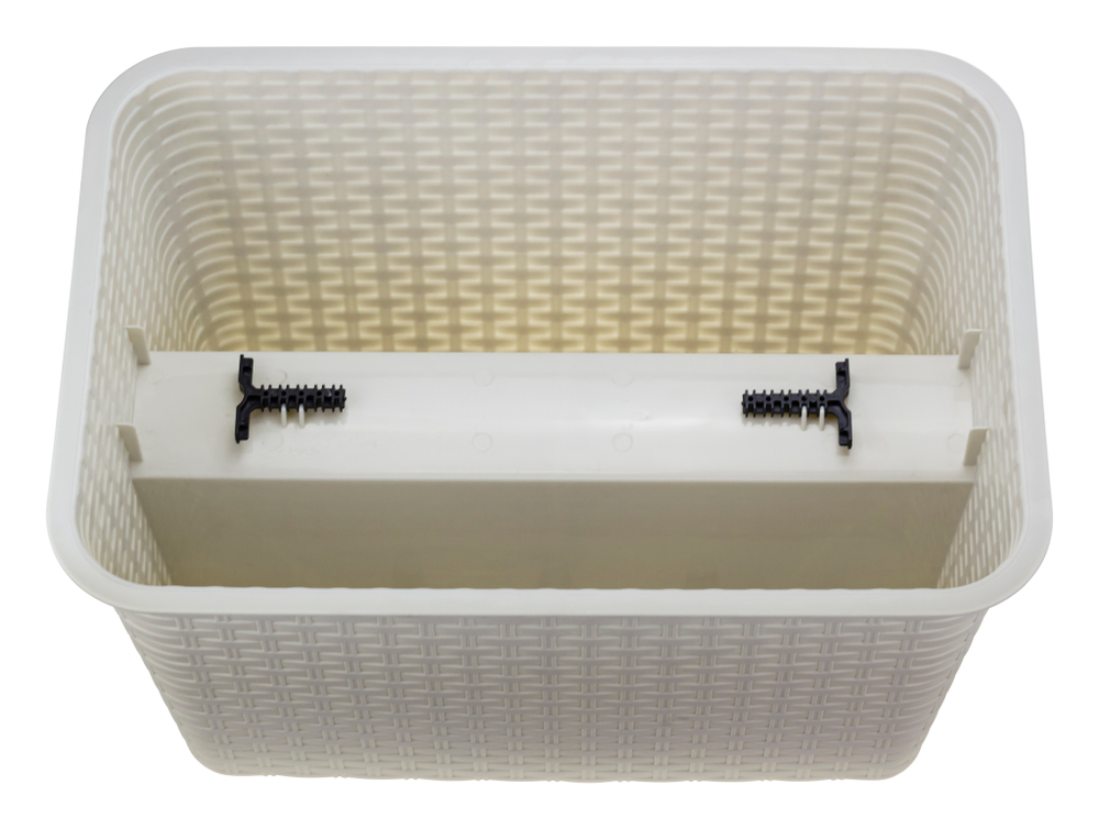 Кашпо на перила РОТАНГ 12л М3227