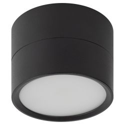 OL7 GX53 BK Подсветка ЭРА Накладной под лампу Gx53, алюминий, цвет черный | Накладные светильники