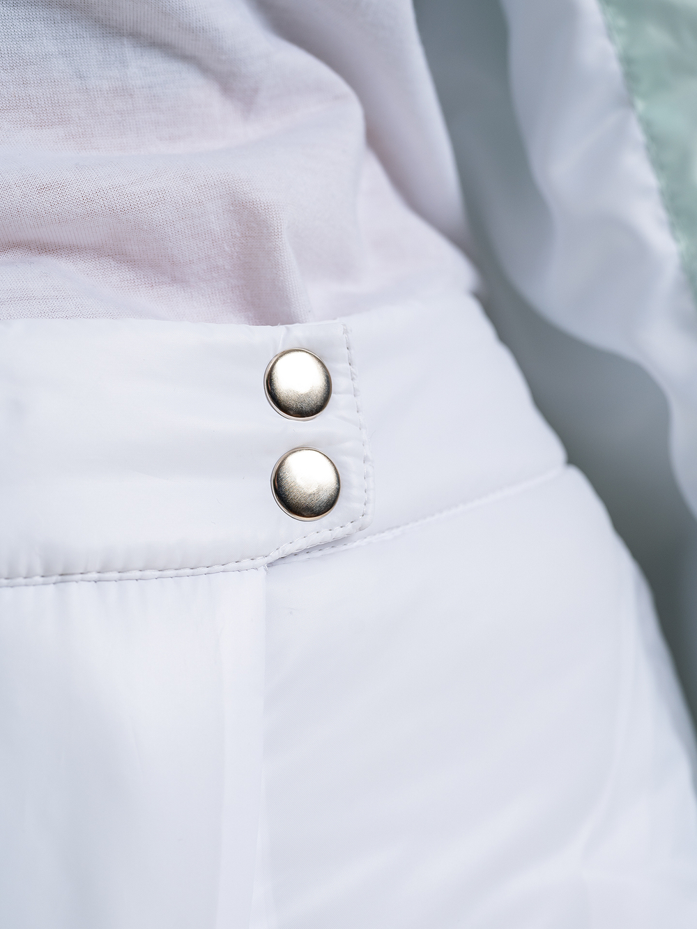 Костюм женский зимний "Fly" мята-белый