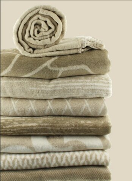 Плед 150x200 Claudi Dias Naturel бежевый