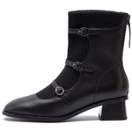 BATA Stretch & Sock Boots Women"s Black/Brown