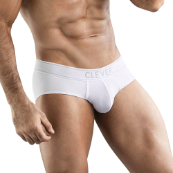 Мужские трусы брифы белые Clever BERNA CLASSIC BRIEF 178501