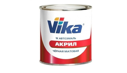 Vika Эмаль черная матовая 0,8кг