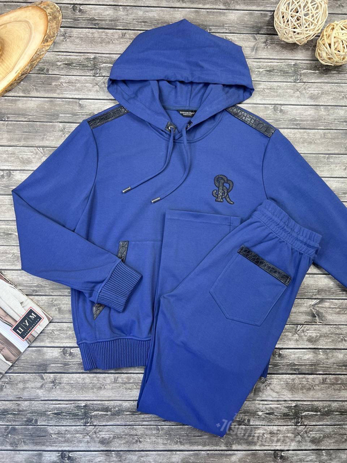 Спортивный костюм Stefano Ricci со вставками кожи крокодила