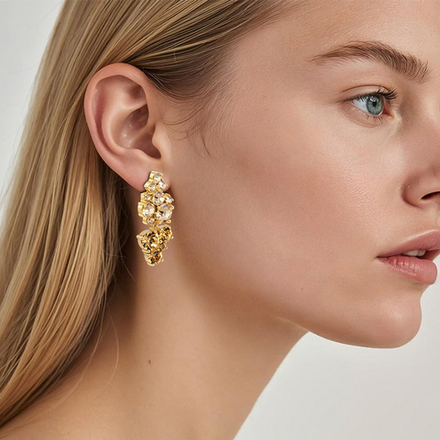 Серьги Dyrberg Kern MARIGOLD SG GOLDEN 480047