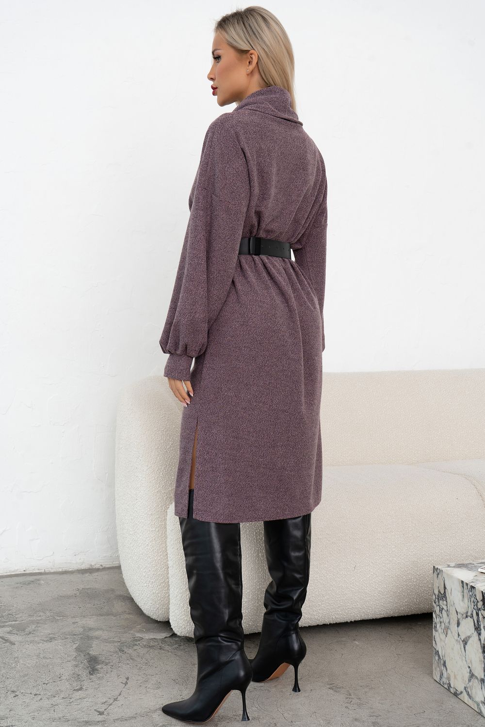 Платье Демия (сливовый)-52р-р Р11-1223 Nikol