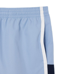 Мужские теннисные шорты Lacoste Sport Colourblock Panels Lightweight - light blue/navy blue/white
