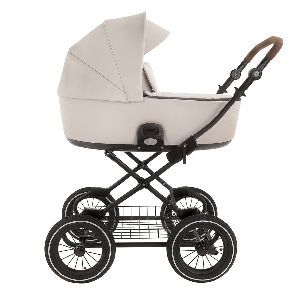 Коляска 2 в 1 ROAN BASS NEXT 2 в1 CLASSIC d12 leather Island Stone