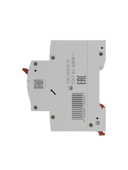 Выключатель автоматический модульный 3п C 10А 6кА MD63N YON MD63N-3PC10