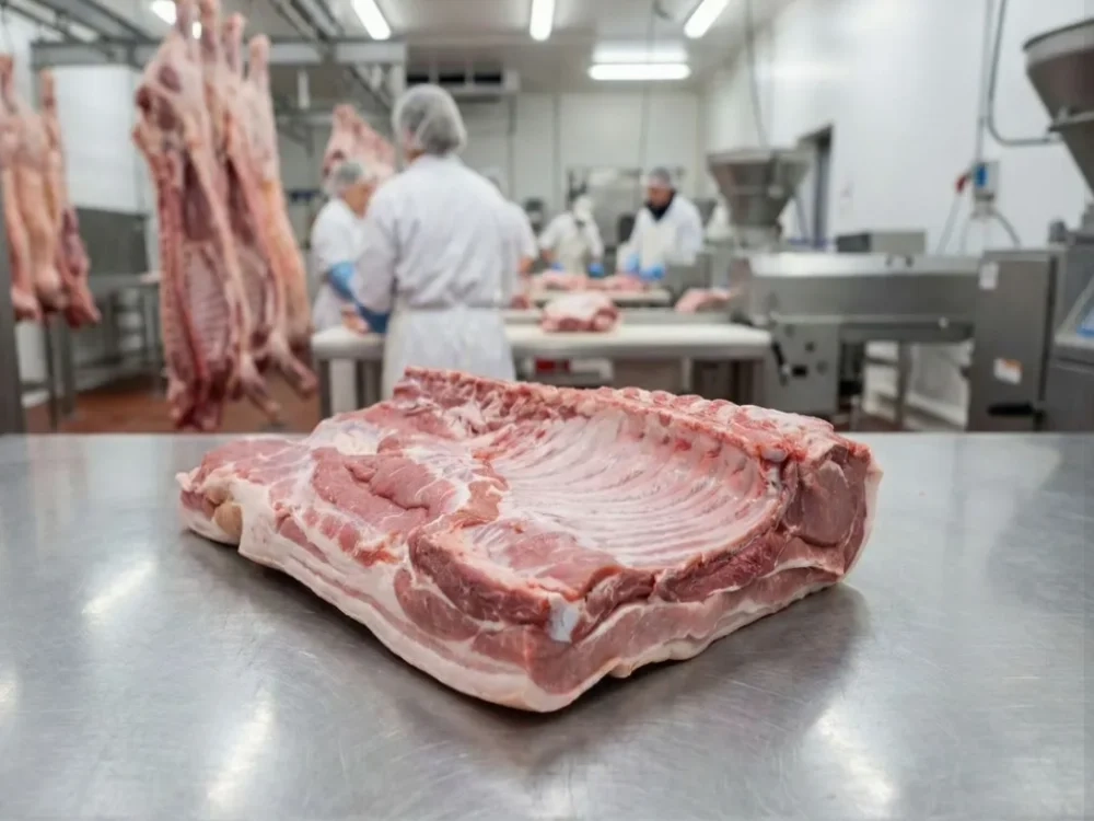 Средняя часть свиной полутуши охлаждённая