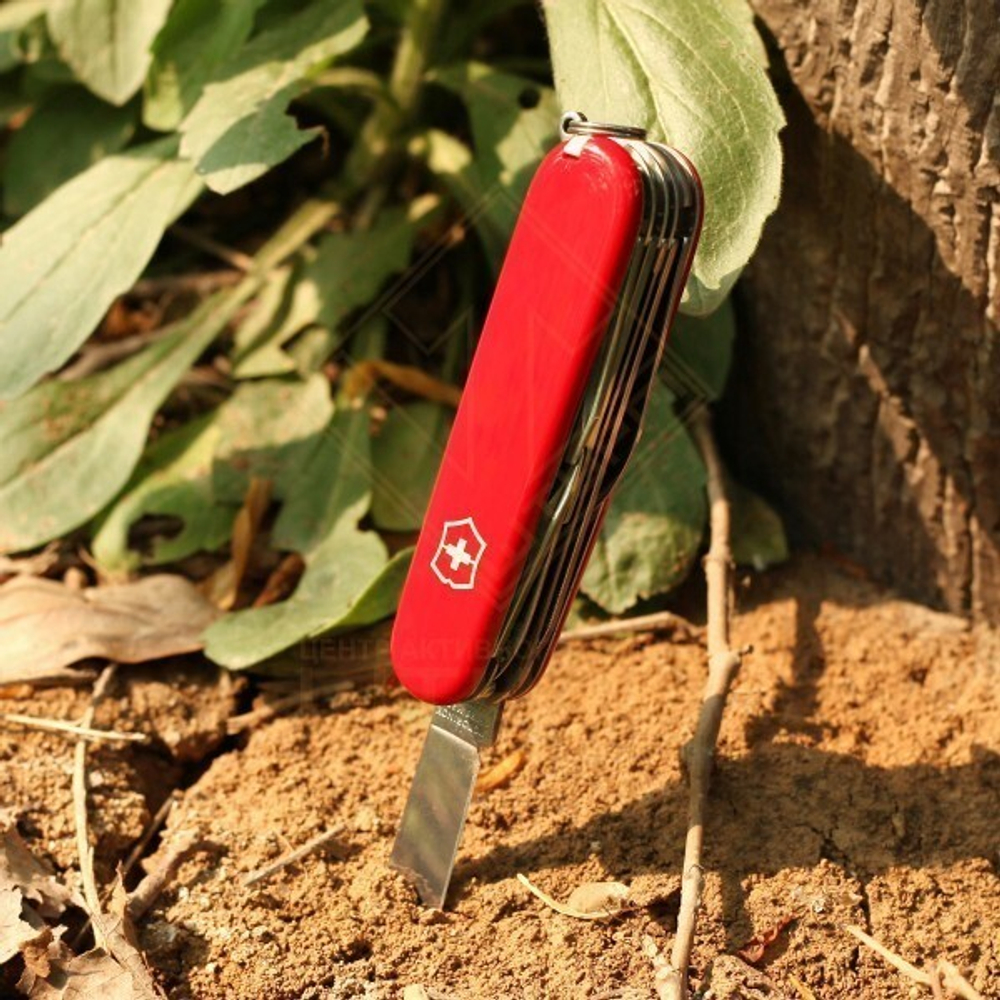 Нож многофункциональный Victorinox Mountaineer 91 мм, Red